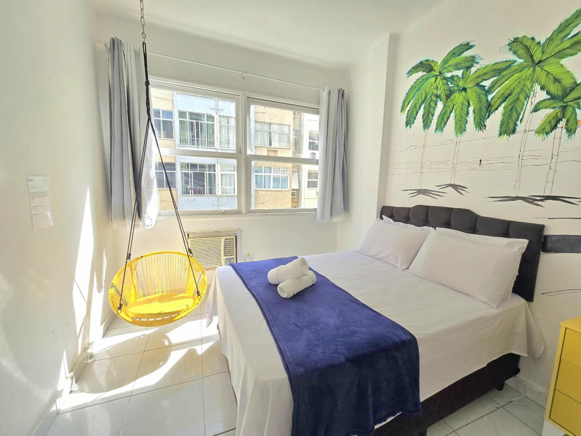 Qto E Sala, Smart Tv, Wi-Fi, Ar-Cond, Praia De Copacabana Рио де Жанейро Екстериор снимка